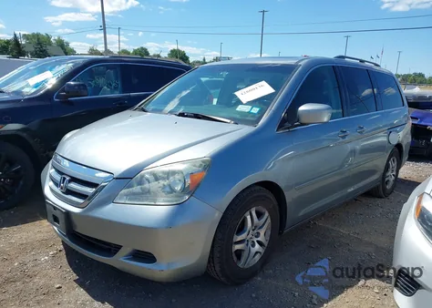 2006 Honda Odyssey Ex-L from USA, damaged, VIN 5FNRL38626B038803